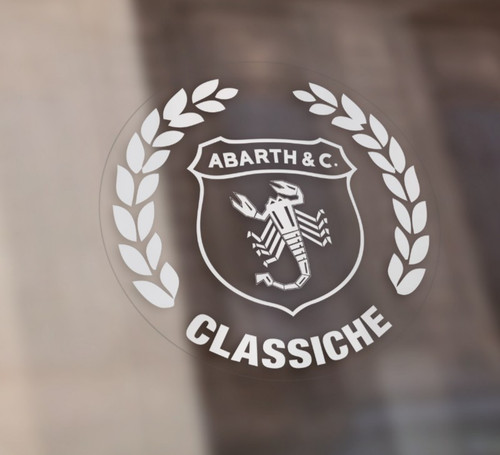 Vetrofania speculare abarth - vetrofania,