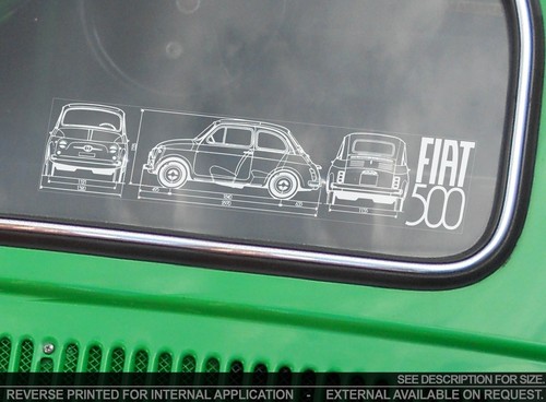 Fiat 500 classic - classic, adesivo